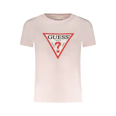 Guess Jeans Rosa Cotton Women T-shirt In Pink