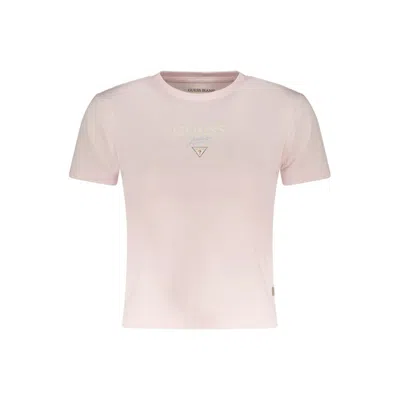 Guess Jeans Rosa Cotton Women T-shirt In Pink