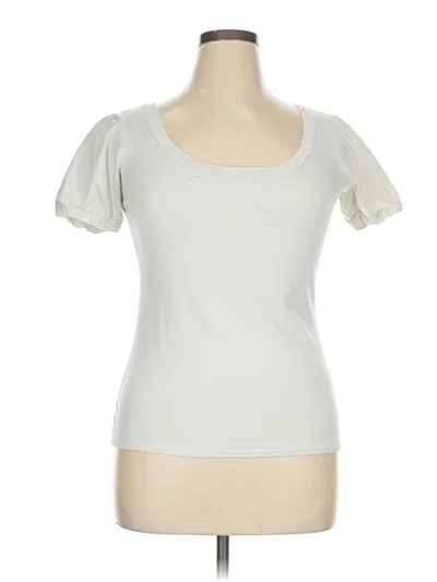 Pre-owned Guess Jeans Short Sleeve T-shirt In White