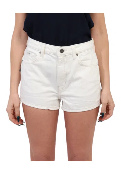 Guess Jeans Shorts Woman  In White