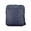 Guess Jeans Sleek Blue Shoulder Bag With Ample Storage