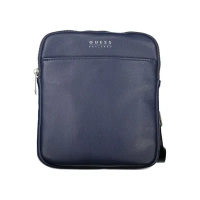 Guess Jeans Sleek Blue Shoulder Bag With Ample Storage