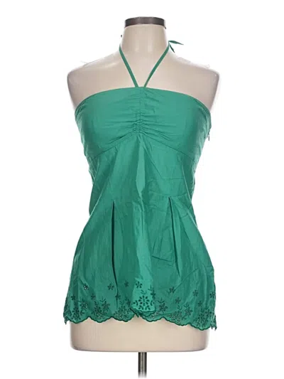 Pre-owned Guess Jeans Sleeveless Blouse In Green