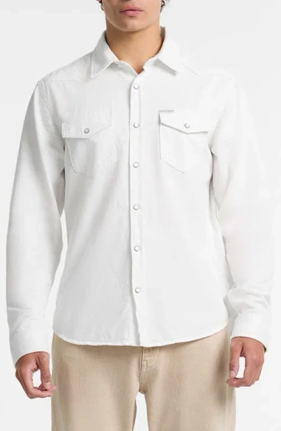 Guess Jeans Slim Long Sleeve Denim Shirt In Gjwi
