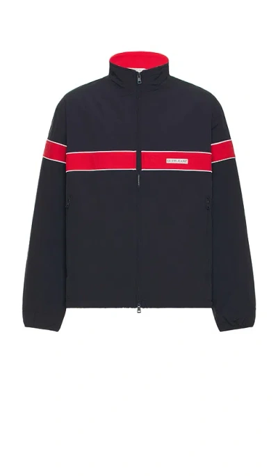 Guess Jeans Track Jacket In Daring Ocean