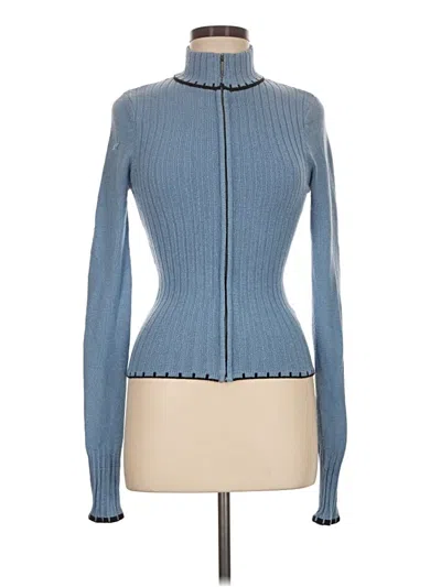 Pre-owned Guess Jeans Turtleneck Sweater In Blue