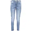 Guess Jeans Light Blue Cotton Jeans & Pant In Light Blue