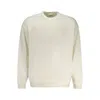 Guess Jeans White Cotton Men Sweater In Gray
