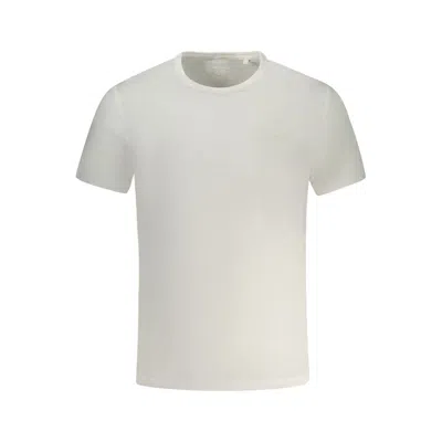 Guess Jeans White Cotton Men T-shirt