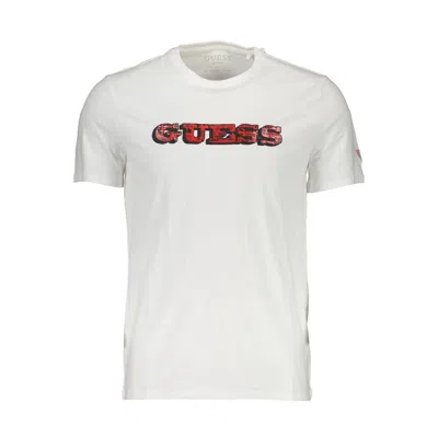 Guess Jeans White Cotton Men T-shirt