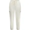 Guess Jeans White Cotton Pant In Neutral