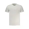 Guess Jeans Chic Gray Slim Fit Logo Tee For Men