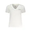 Guess Jeans White Cotton Tops & T-shirt
