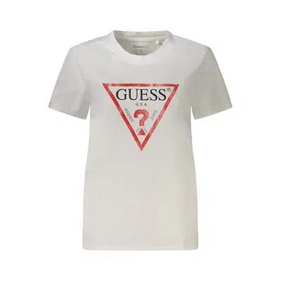 Guess Jeans White Cotton Tops & T-shirt