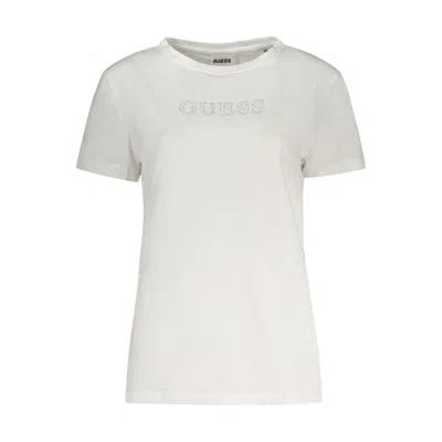 Guess Jeans White Cotton T-shirt