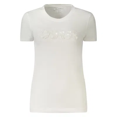 Guess Jeans White Cotton T-shirt