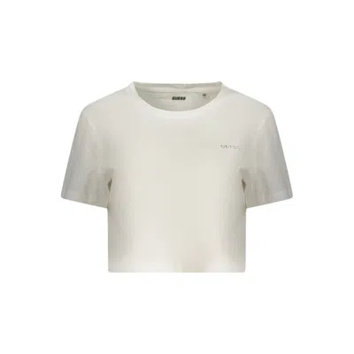 Guess Jeans White Cotton Women T-shirt