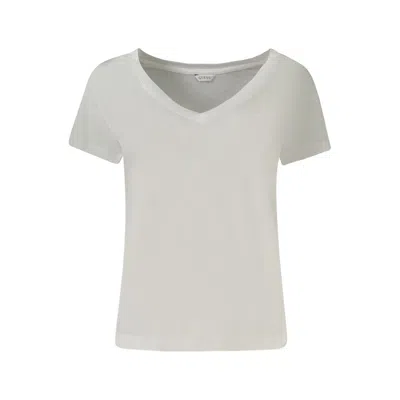 Guess Jeans White Lycra Women T-shirt