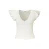 Guess Jeans White Polyester T-shirt