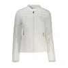 Guess Jeans White Polyethylene Jackets & Coat In Gray