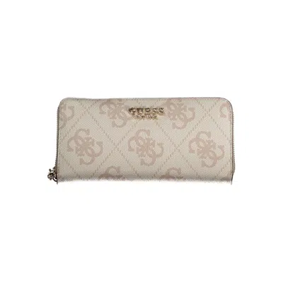 Guess Jeans White Polyethylene Wallet In Neutral