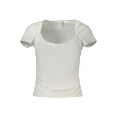 Guess Jeans White Spandex Tops & T-shirt