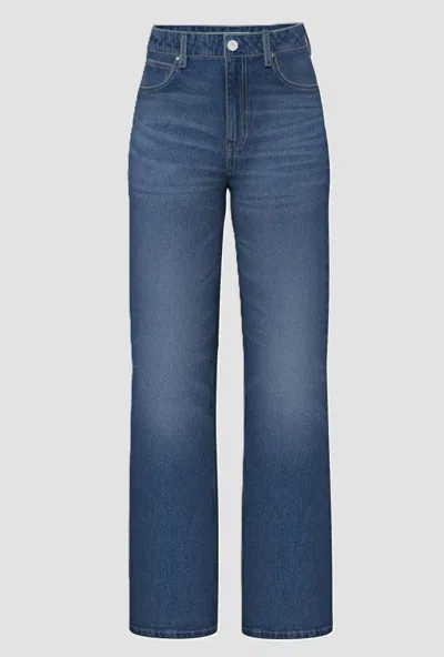 Guess Jeans Wide Leg Woman Blue Medium