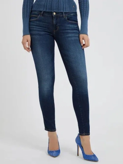 Guess Jeans Woman  Curve X W2yaj2 D4q03 Cda1 In Blue