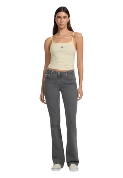 Guess Jeans Women's Foot Jeans  In Gray