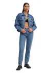 Guess Jeans Women's Jeans Jacket  Oversize In Blue