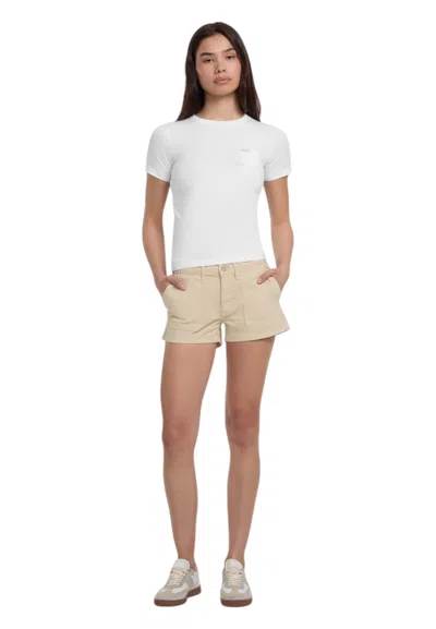 Guess Jeans Women's Jeans Shorts  Utility In Sand