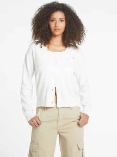 Guess Jeans Women's Knitwear  W4br16 Z3ho2 G293 In White