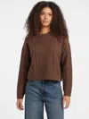 Guess Jeans Women's Knitwear  W5br09 Z0561 A10b In Brown