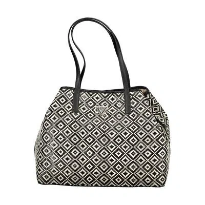 Pre-owned Guess Jeans Women's Polyethylene Handbag In Black