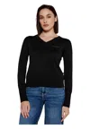 Guess Jeans Women's Sweater  Regular Fit In Black