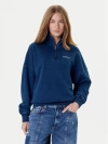 Guess Jeans Women's Sweatshirt  W5yq10 Kcxq1 Bl1n In Blue