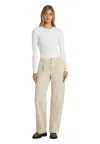 Guess Jeans Women's Trousers  Leg Wide In White