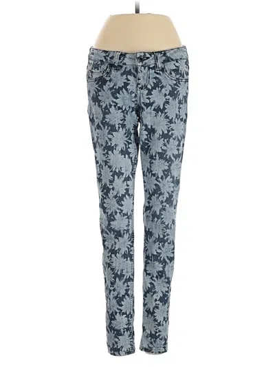 Pre-owned Guess Jeggings In Blue