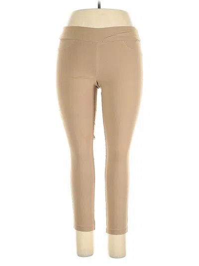 Pre-owned Guess Jeggings In Brown