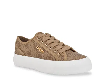Guess Jelexa Sneaker In Brown