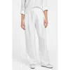 Guess Jenny High Waist Wide Leg Linen Pants