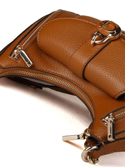 Guess Jessa Shoulder Bag In Brown