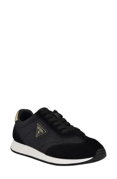 Guess Joggin Low Top Sneaker In Black