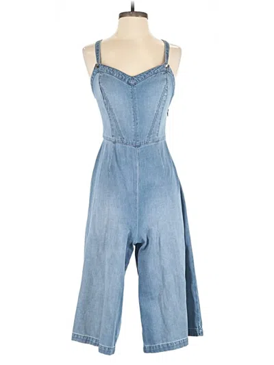 Pre-owned Guess Jumpsuit In Blue