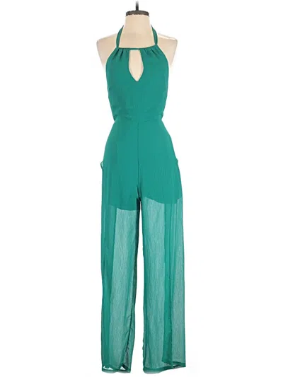 Pre-owned Guess Jumpsuit In Green