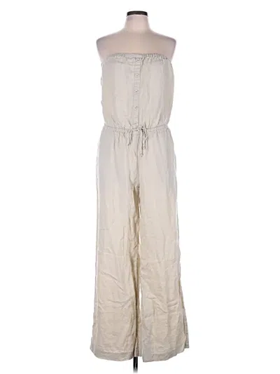 Pre-owned Guess Jumpsuit In Ivory