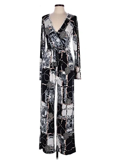 Pre-owned Guess Jumpsuit In Silver