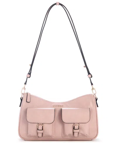 Guess Kassie Small Convertible Shoulder Bag In Pink