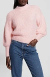 Guess Women's Keyla Fuzzy Sweater In Pretty Pink