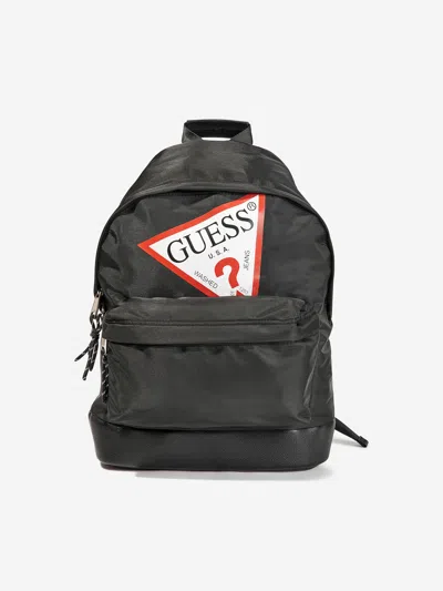 Guess Kids Logo Backpack In Black